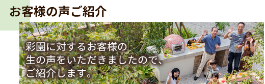 お客様の声ご紹介
