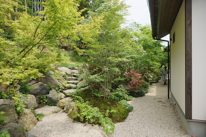 五感をめいっぱい刺激するお庭 施工例1