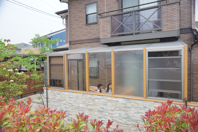 ガーデンルームのある暮らし。 施工例1